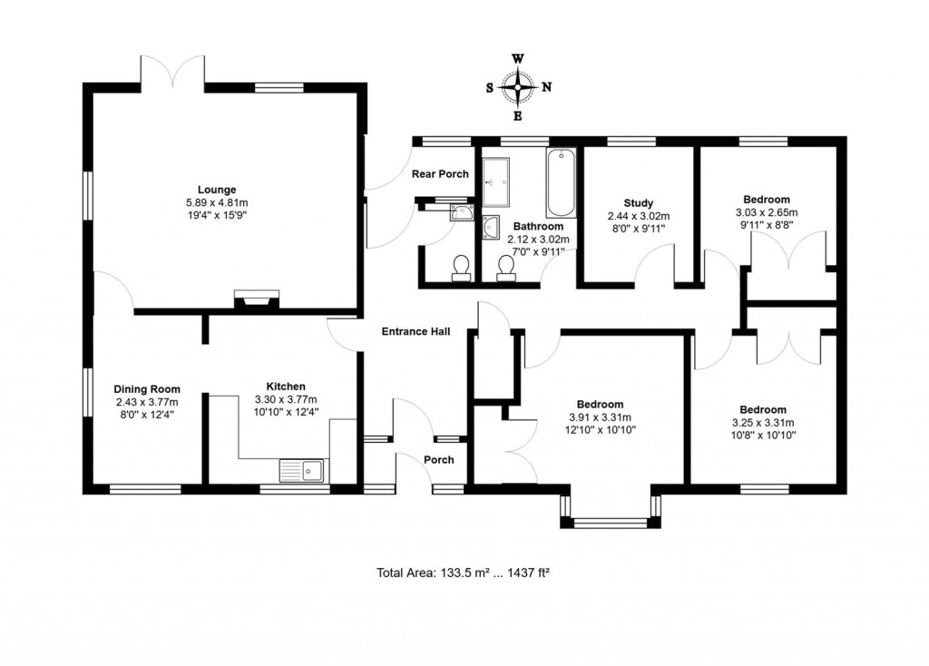 Floorplans For Station Road, Bacton, Stowmarket