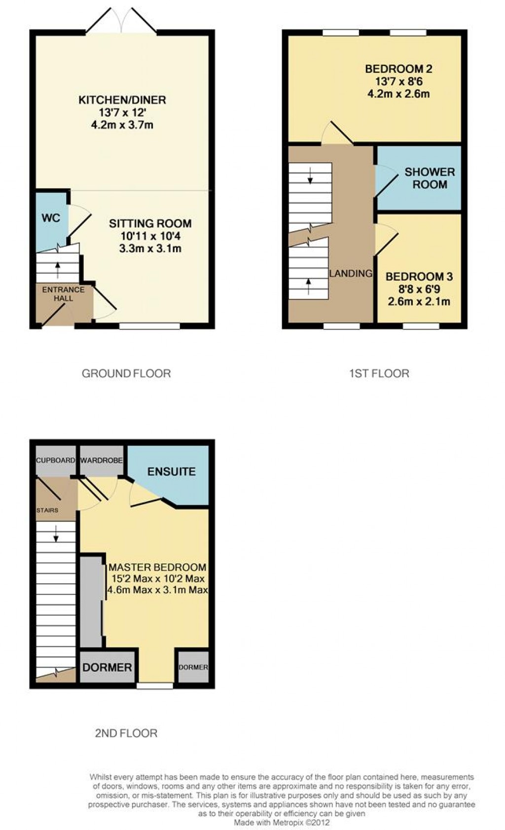 Floorplans For Partridge Close, Stowmarket