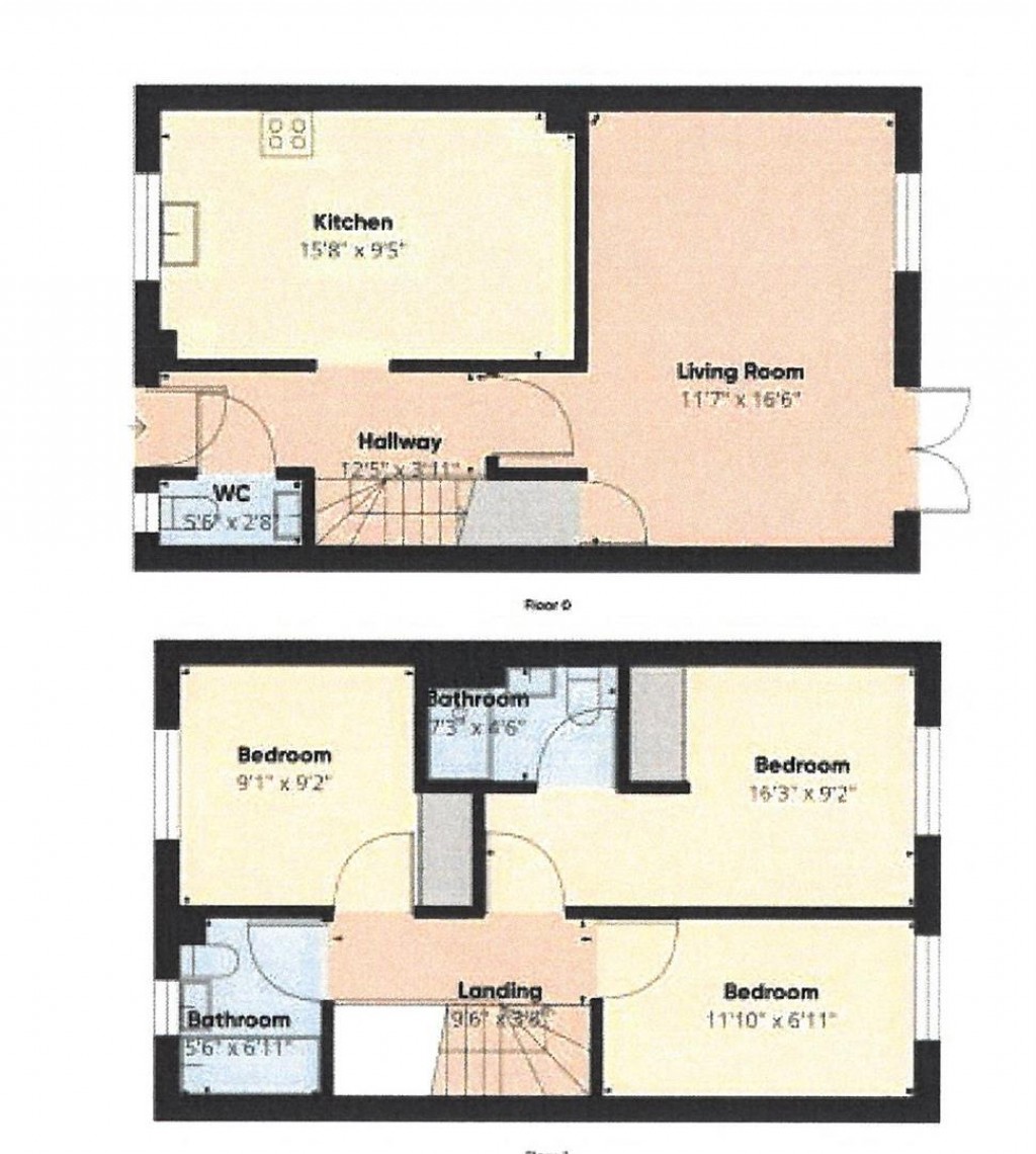 Floorplans For Jervises Croft, Elmswell