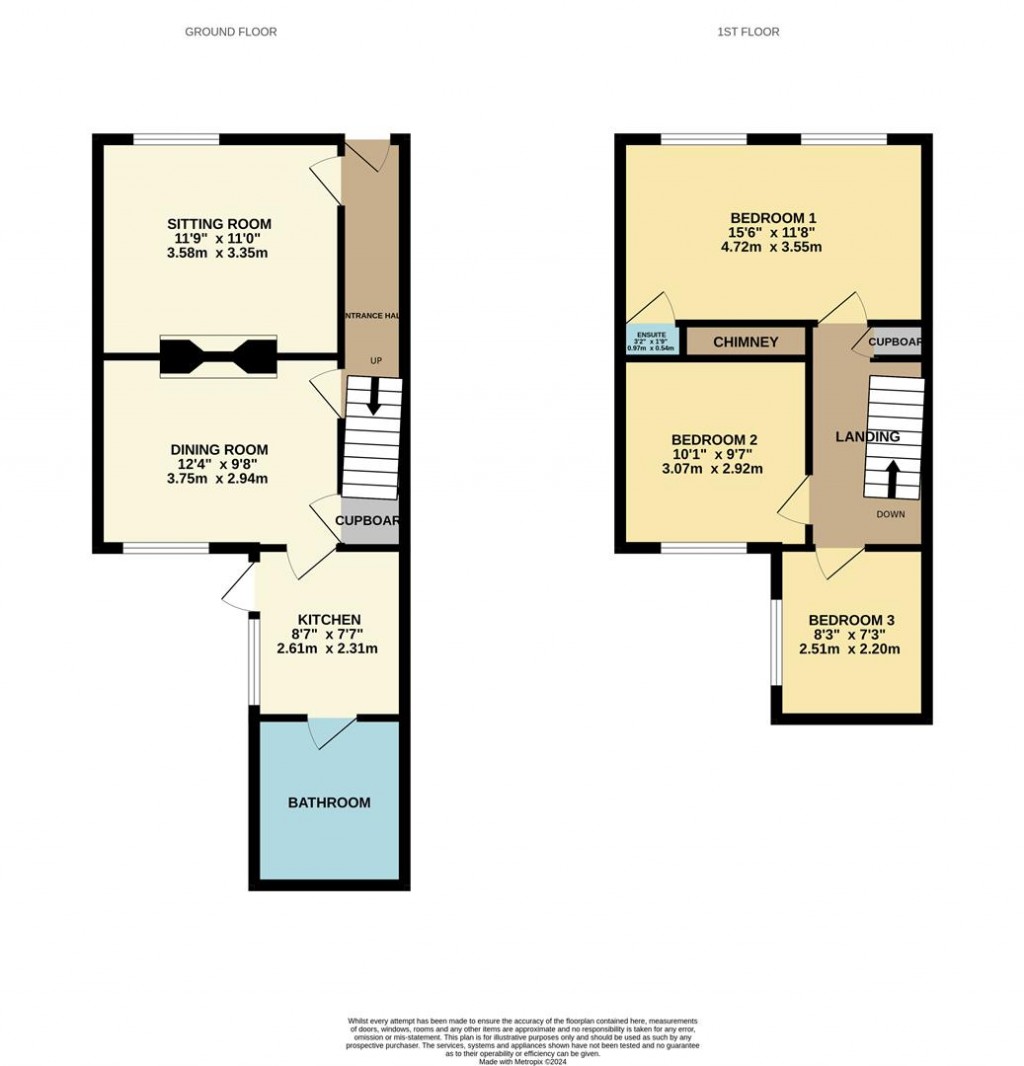 Floorplans For Bury Street, Stowmarket