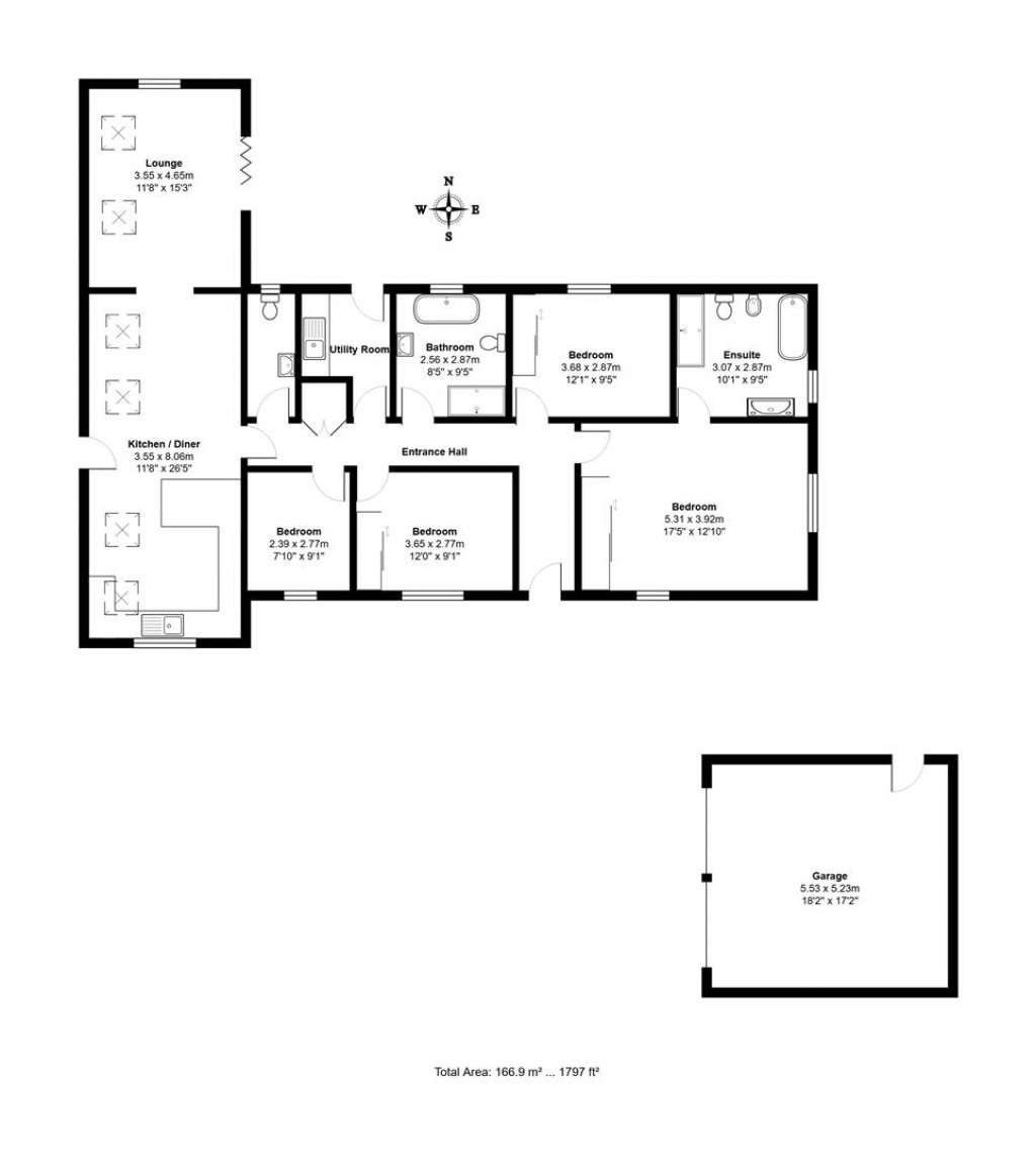 Floorplans For Grinstead Hill, Needham Market, Ipswich