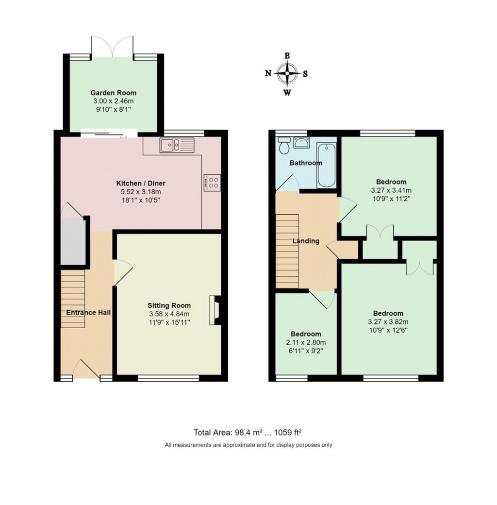 Floorplans For Birch Road, Onehouse, Stowmarket