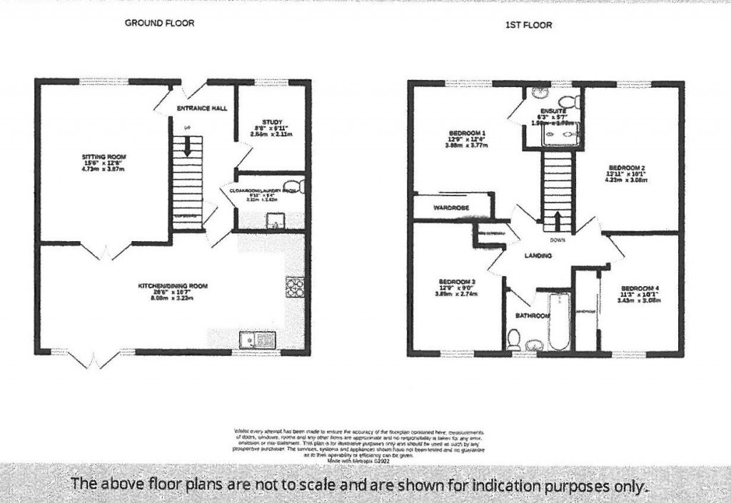 Floorplans For Sassoon Crescent, Stowmarket