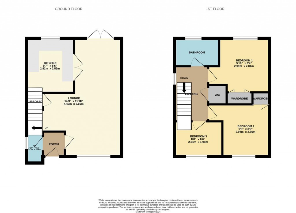 Floorplans For Spencer Way, Stowmarket