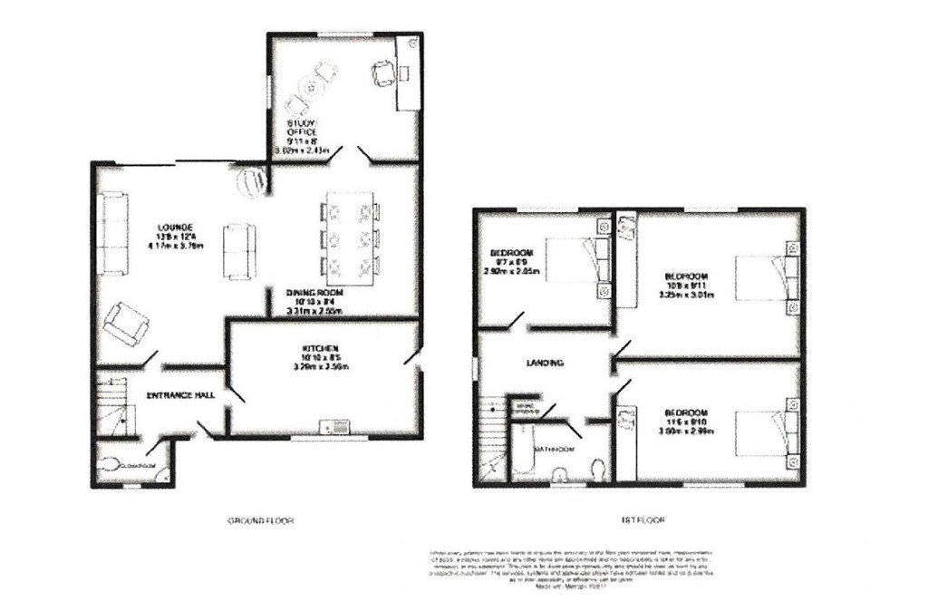 Floorplans For Wordsworth Road, Stowmarket