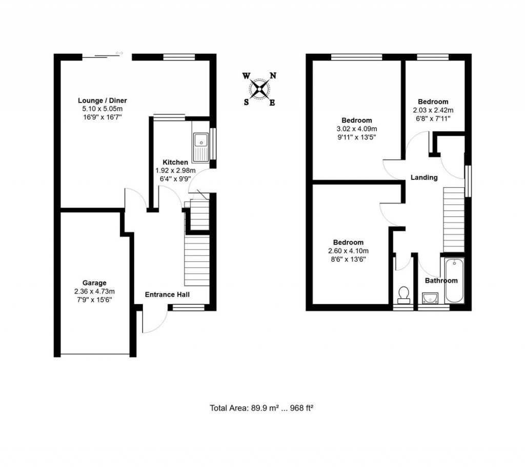 Floorplans For Edgecomb Road, Stowmarket