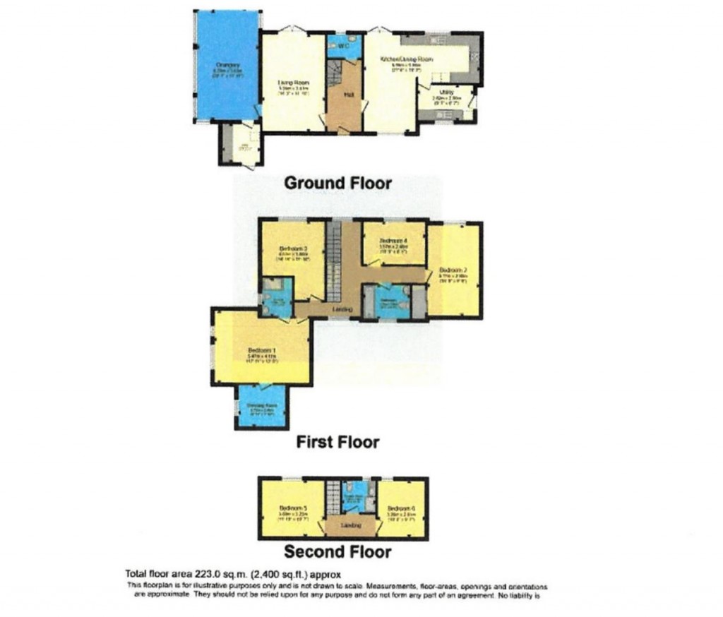 Floorplans For Mendlesham Green, Stowmarket