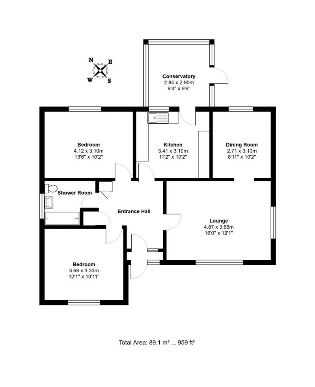 Floorplans For Campion Crescent, Stowmarket