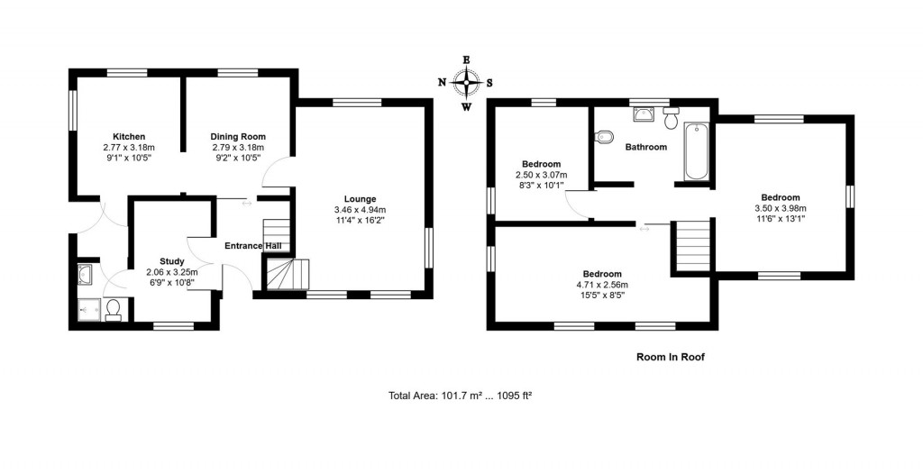 Floorplans For Park Road, Combs, Stowmarket