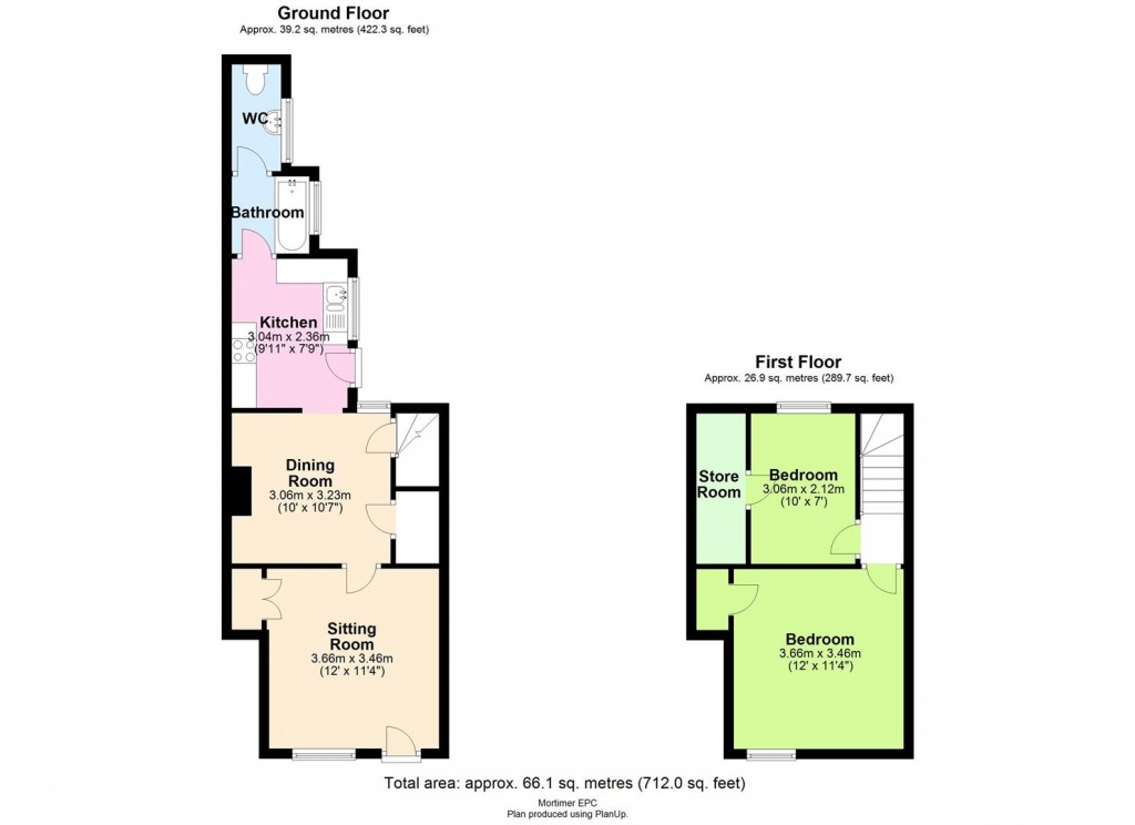 Floorplans For Lime Tree Place, Stowmarket