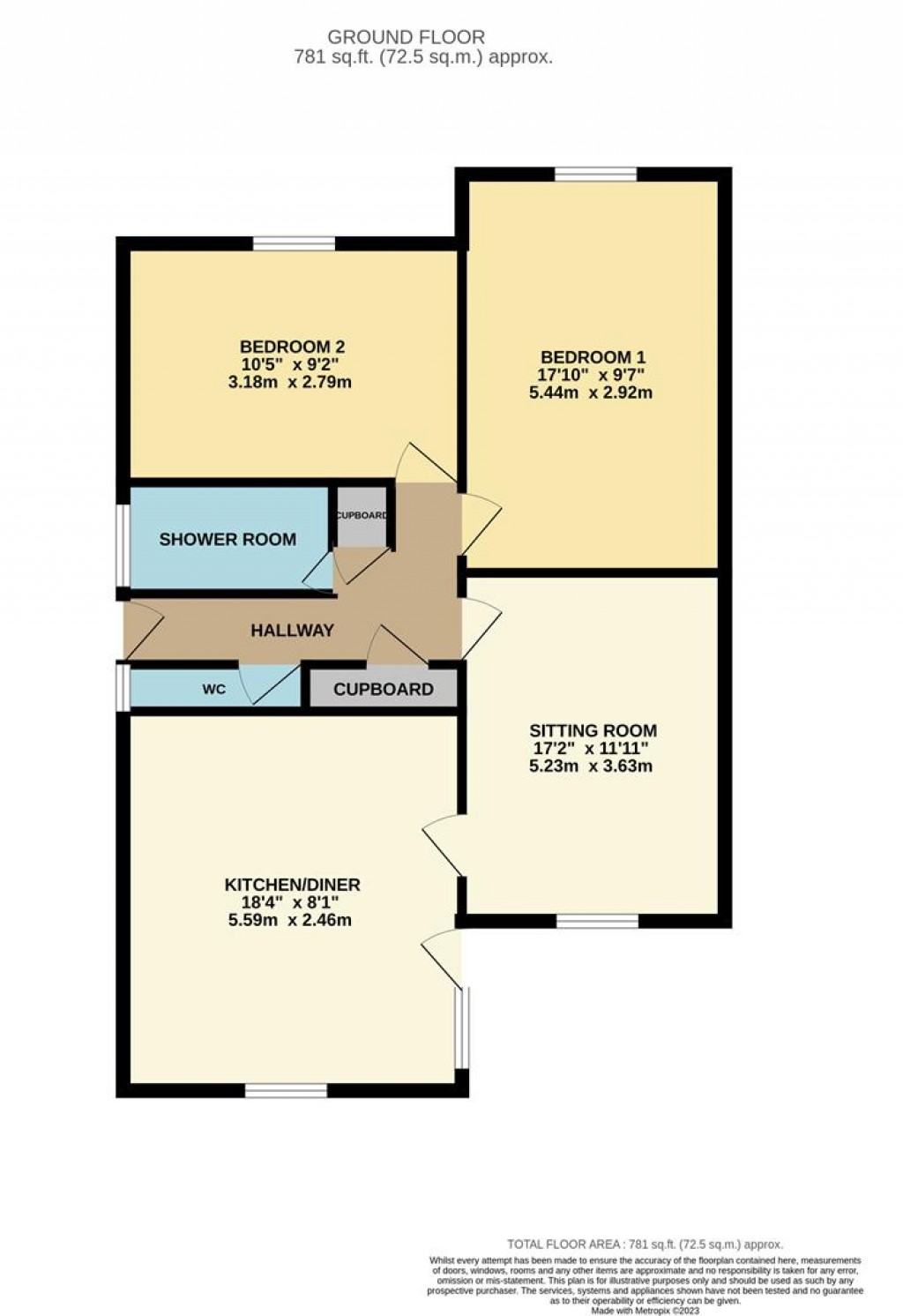 Floorplans For Lockington Crescent, Stowmarket