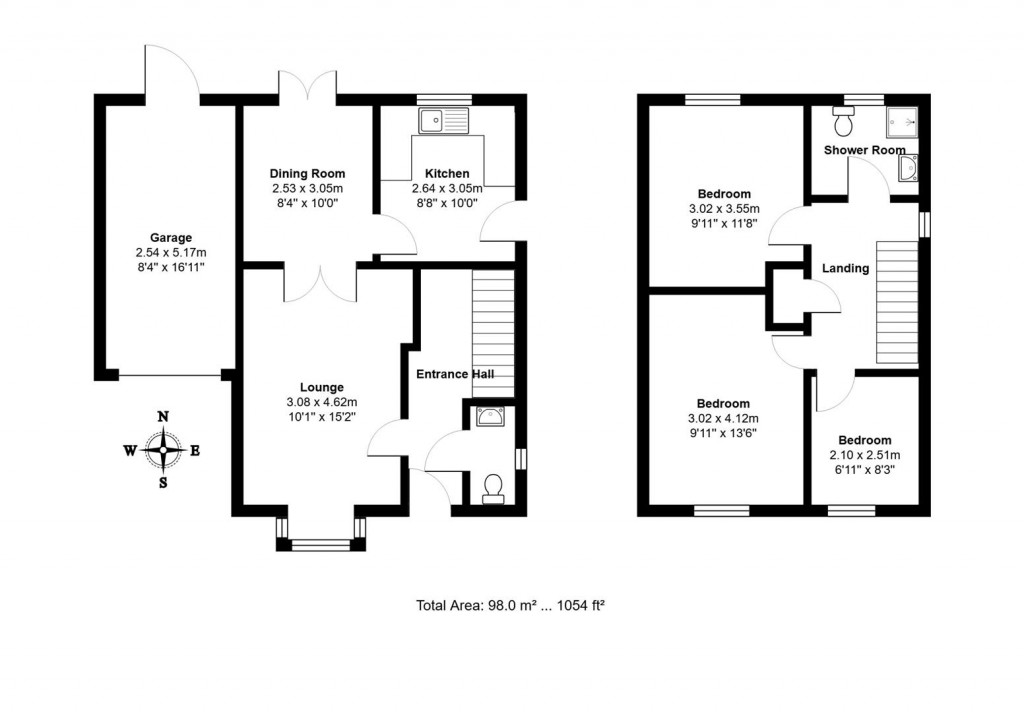 Floorplans For Kingfisher Way, Stowmarket