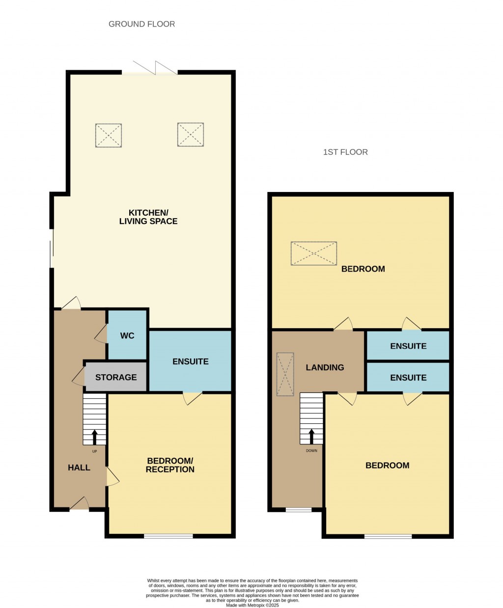 Floorplans For Pinetrees, Purdis Farm Lane, Ipswich