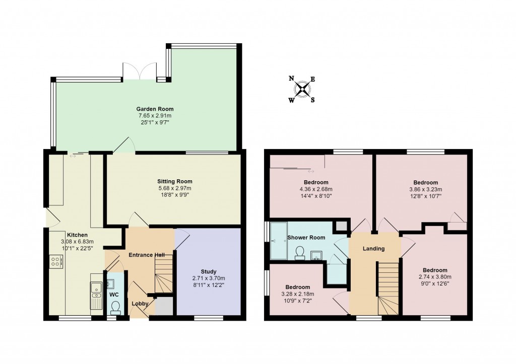 Floorplans For Oak Hill, Hollesley, Woodbridge