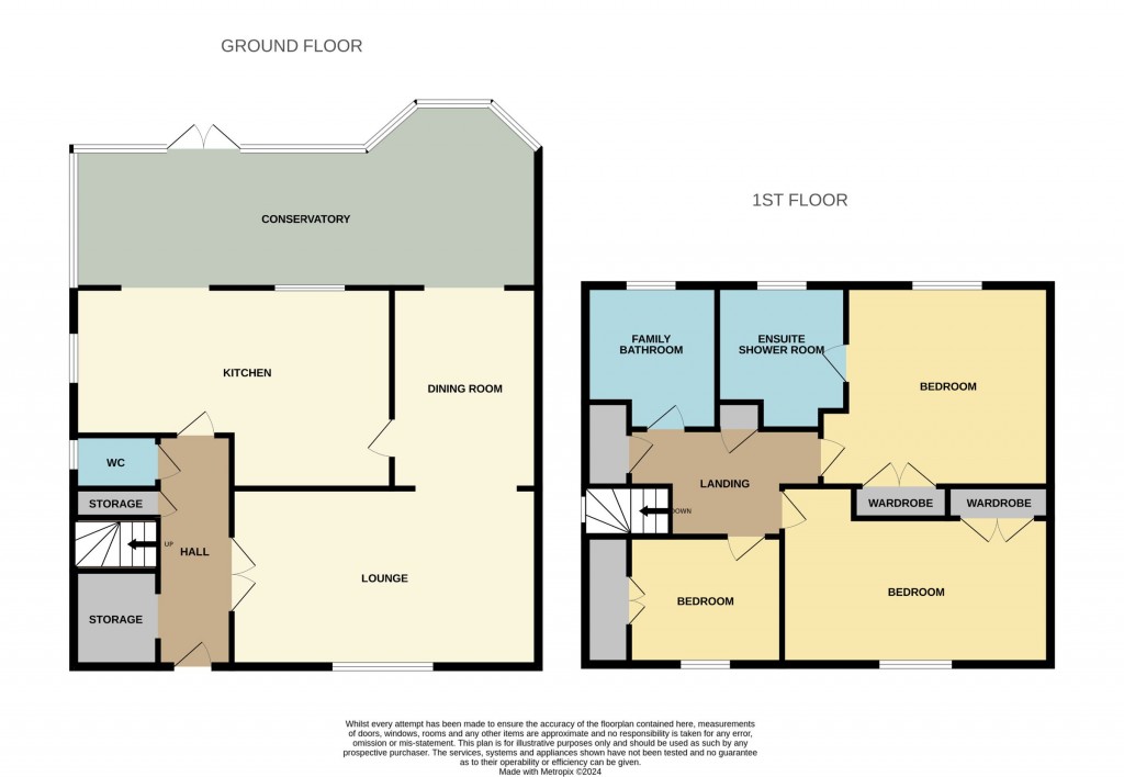 Floorplans For Chestnut Close, Rendlesham, Woodbridge