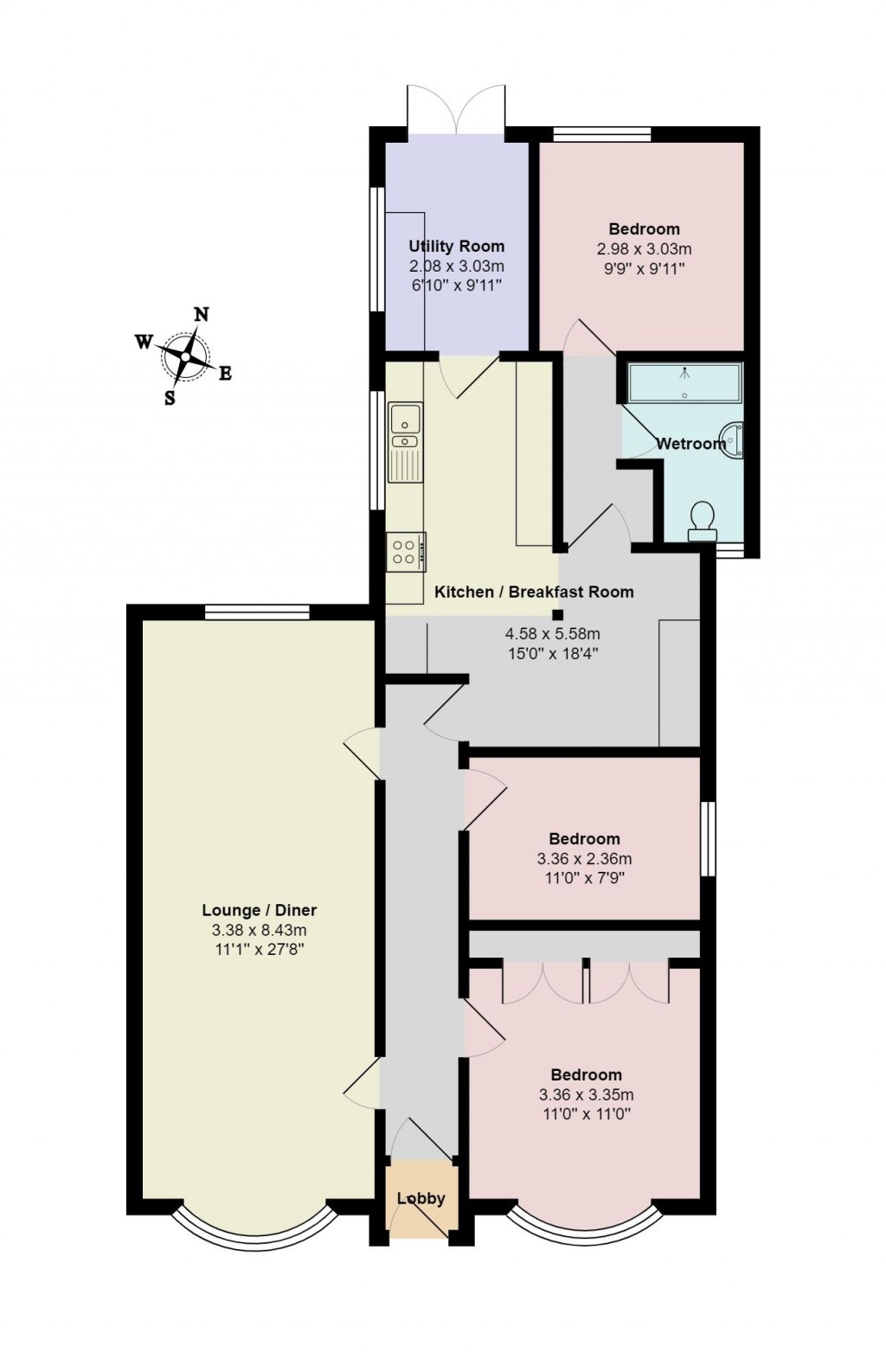 Floorplans For Saffron Lodge, Main Road, Martlesham, Woodbridge