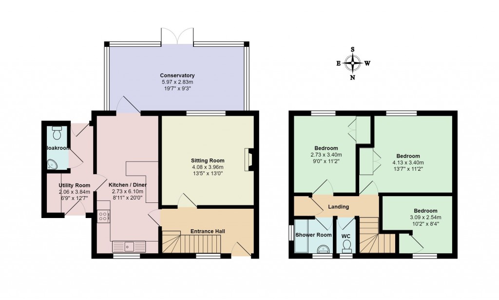 Floorplans For Watson Way, Alderton, Woodbridge