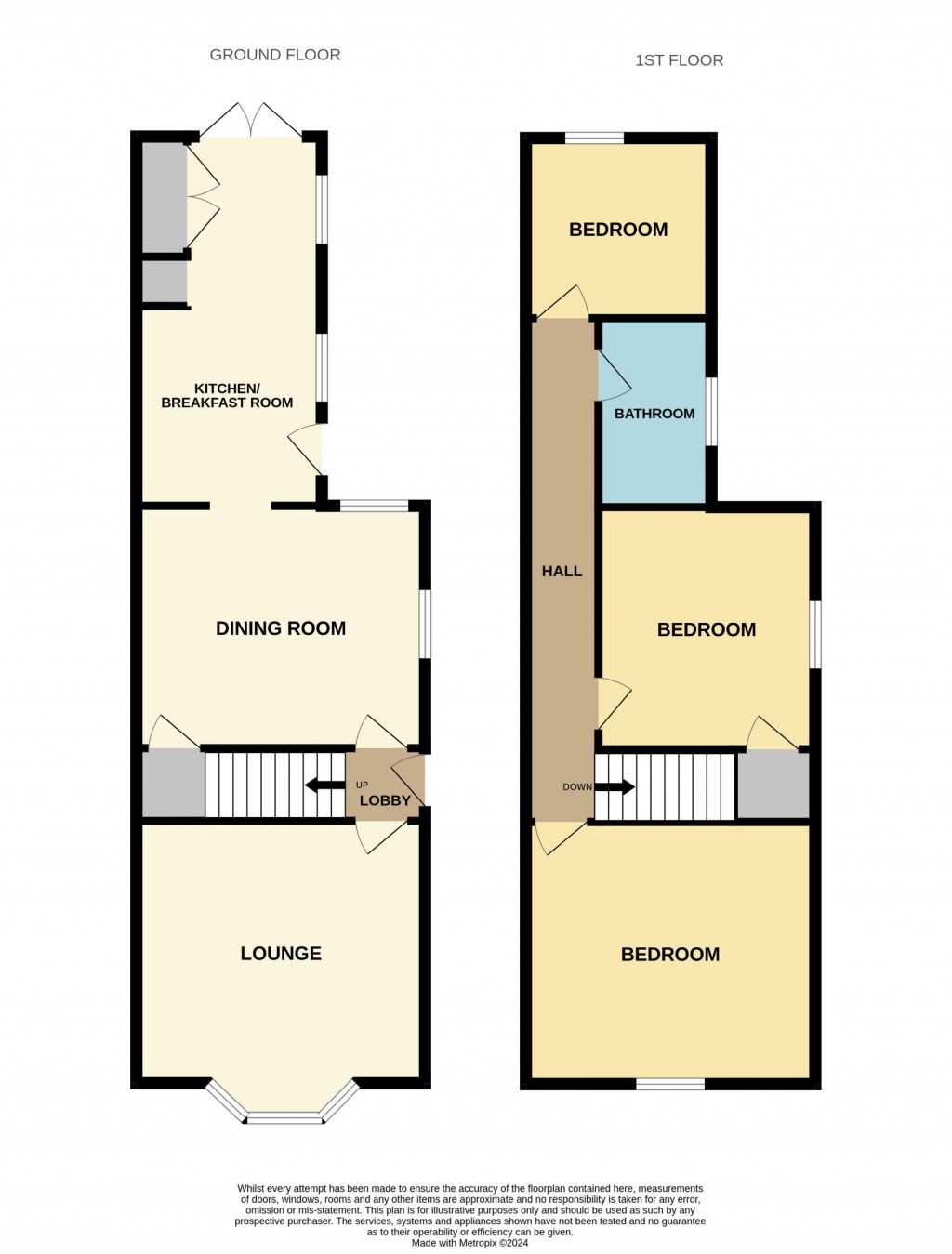 Floorplans For Deben Road, Woodbridge