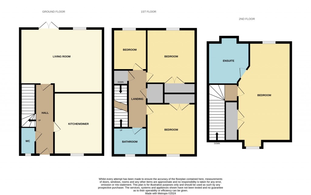 Floorplans For Pine Close, Rendlesham, Woodbridge