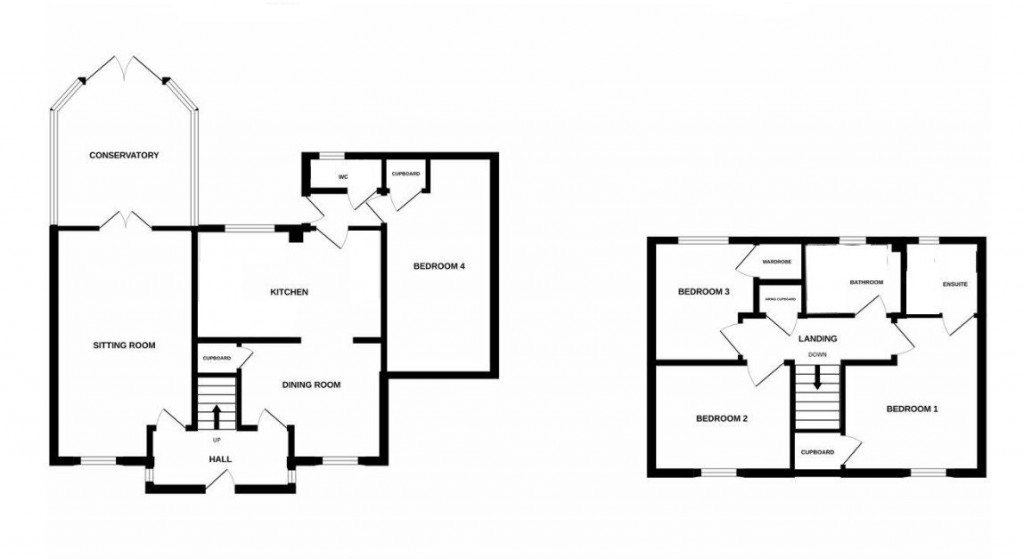 Floorplans For Rowarth Avenue, Kesgrave