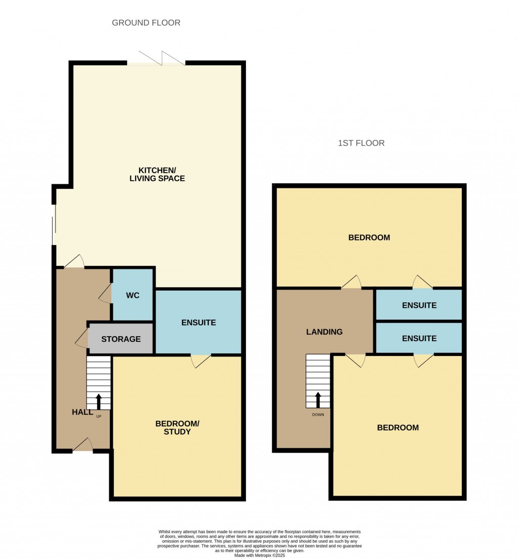 Floorplans For Pinetrees, Purdis Farm Lane, Ipswich